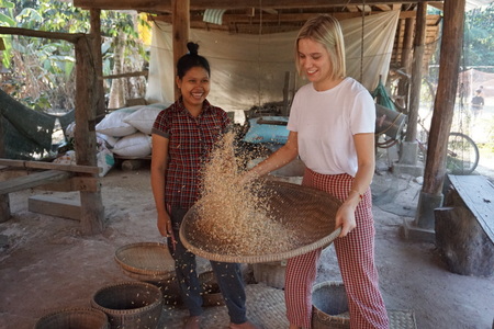 Rice milling in Cambodia