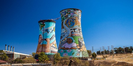 Soweto's iconic industrial towers