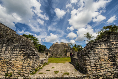 A Maya temple in Belize